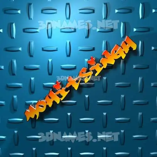 mohitsingh in Grid Style style - 3D name wallpaper