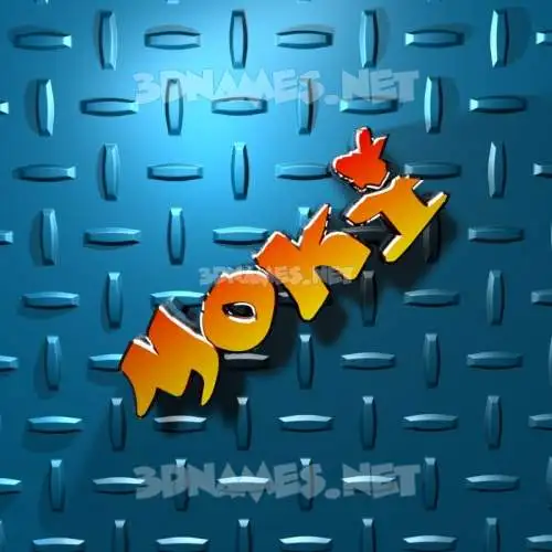 moki in Grid Style style - 3D name wallpaper moki in Grid Style style - 3D name wallpaper