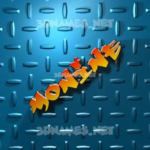 monine in Grid Style style - 3D name wallpaper monine in Grid Style style - 3D name wallpaper
