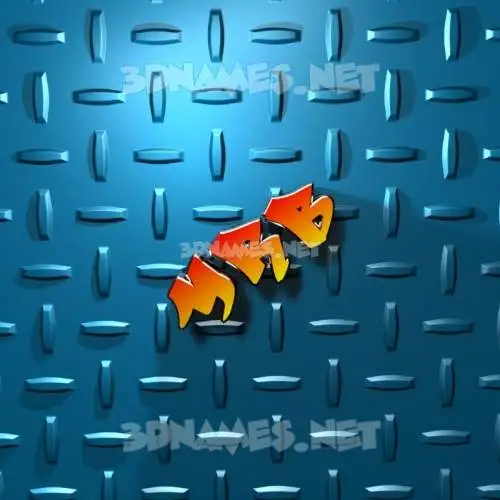 mrb in Grid Style style - 3D name wallpaper