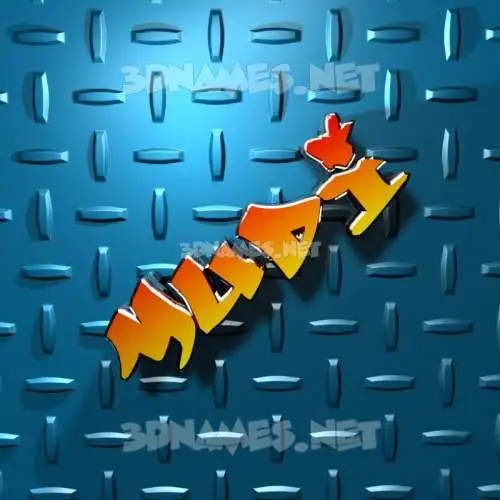 mudi in Grid Style style - 3D name wallpaper mudi in Grid Style style - 3D name wallpaper