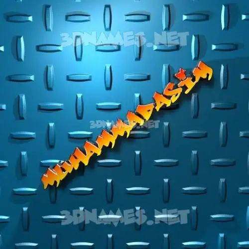 muhammadasim in Grid Style style - 3D name wallpaper