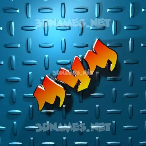 mym in Grid Style style - 3D name wallpaper