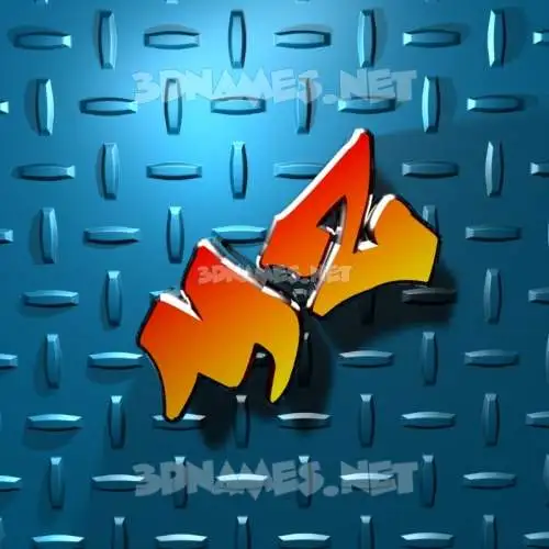 mz in Grid Style style - 3D name wallpaper mz in Grid Style style - 3D name wallpaper