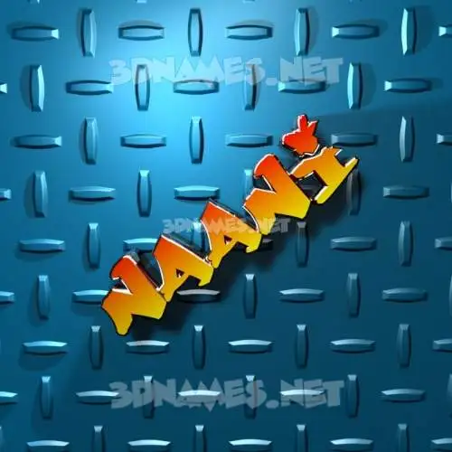 naani in Grid Style style - 3D name wallpaper naani in Grid Style style - 3D name wallpaper