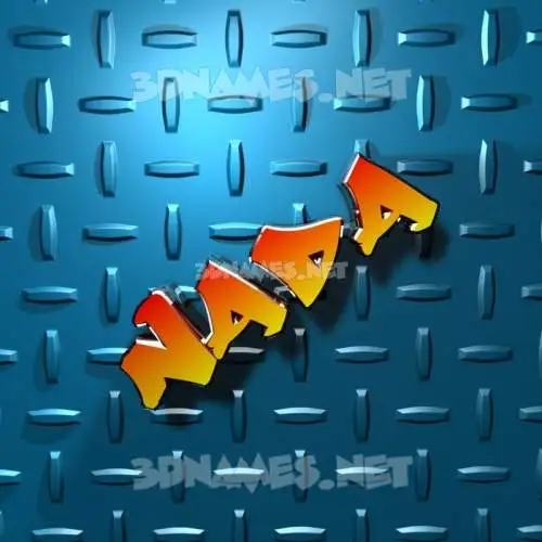 nada in Grid Style style - 3D name wallpaper nada in Grid Style style - 3D name wallpaper