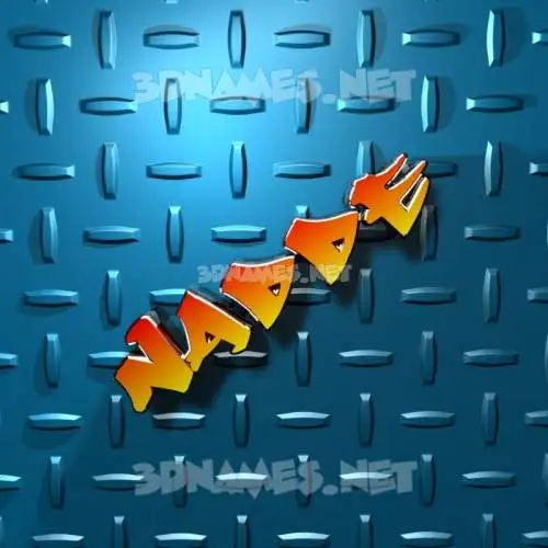 nadde in Grid Style style - 3D name wallpaper nadde in Grid Style style - 3D name wallpaper