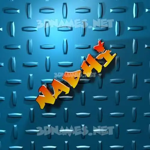nadhi in Grid Style style - 3D name wallpaper nadhi in Grid Style style - 3D name wallpaper