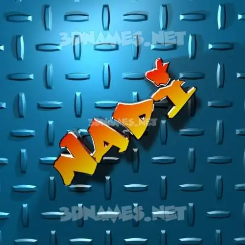 nadi in Grid Style style - 3D name wallpaper nadi in Grid Style style - 3D name wallpaper