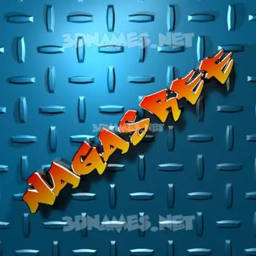 nagasree in Grid Style style - 3D name wallpaper
