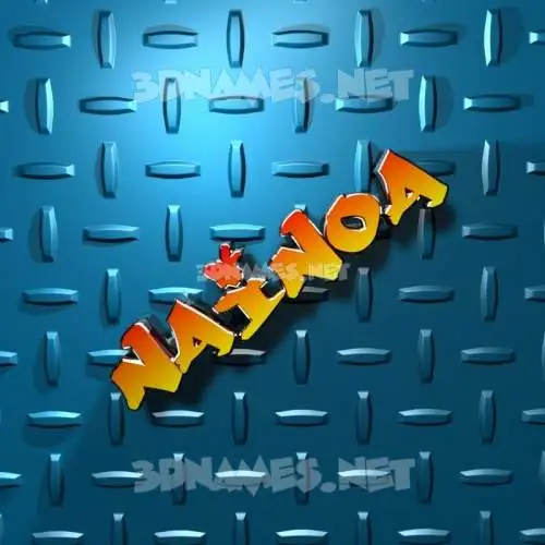 nainoa in Grid Style style - 3D name wallpaper nainoa in Grid Style style - 3D name wallpaper