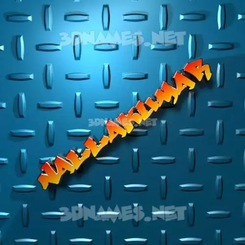 nallakumar in Grid Style style - 3D name wallpaper