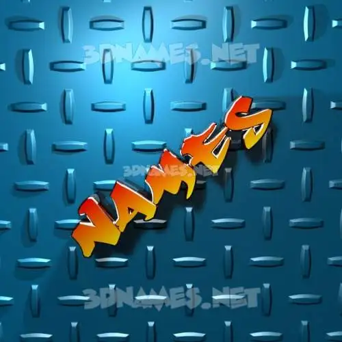 names in Grid Style style - 3D name wallpaper