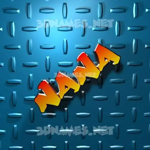 nana in Grid Style style - 3D name wallpaper nana in Grid Style style - 3D name wallpaper