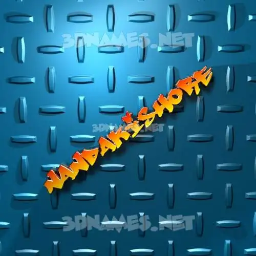 nandakishore in Grid Style style - 3D name wallpaper