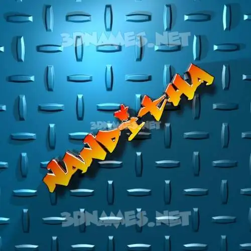 nanditha in Grid Style style - 3D name wallpaper