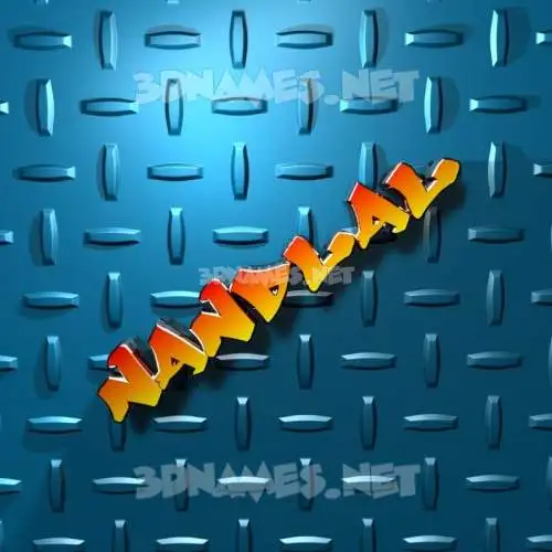 nandlal in Grid Style style - 3D name wallpaper