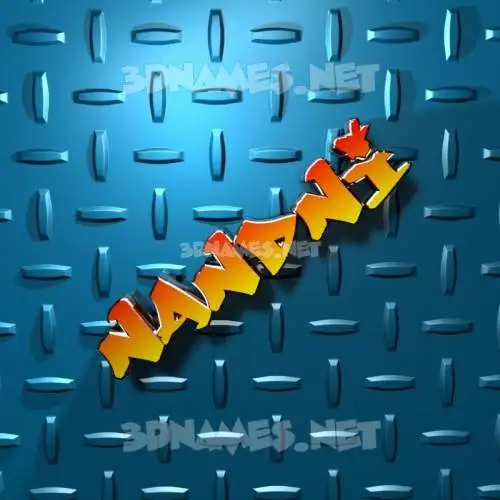 nandni in Grid Style style - 3D name wallpaper nandni in Grid Style style - 3D name wallpaper
