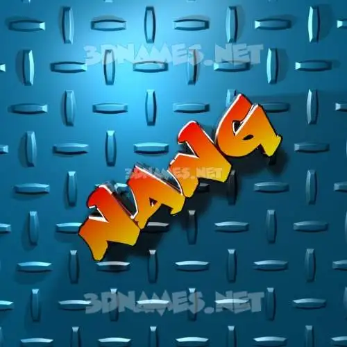 nang in Grid Style style - 3D name wallpaper nang in Grid Style style - 3D name wallpaper