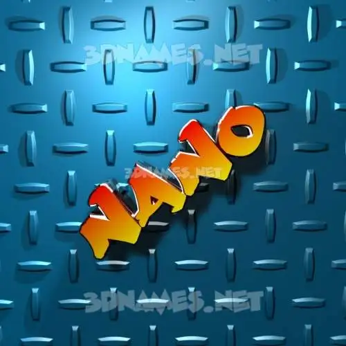 nano in Grid Style style - 3D name wallpaper nano in Grid Style style - 3D name wallpaper