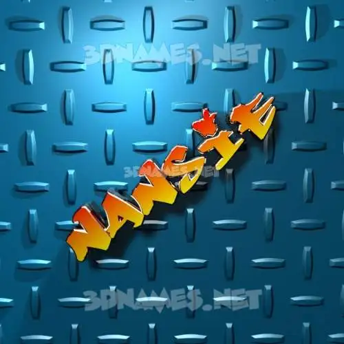 nansie in Grid Style style - 3D name wallpaper nansie in Grid Style style - 3D name wallpaper