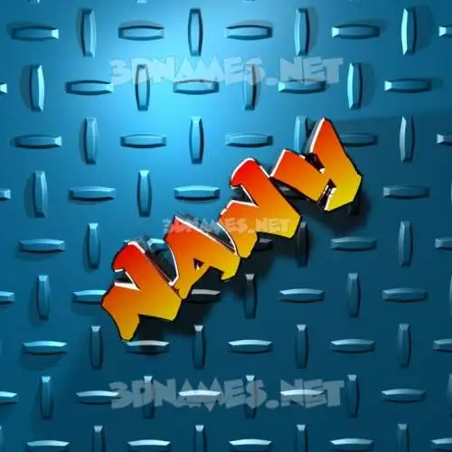 nany in Grid Style style - 3D name wallpaper nany in Grid Style style - 3D name wallpaper