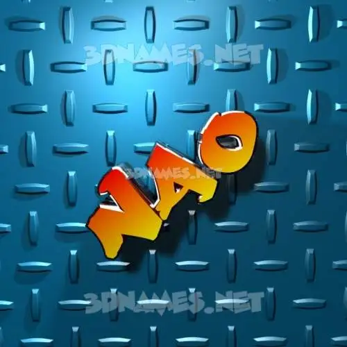 nao in Grid Style style - 3D name wallpaper nao in Grid Style style - 3D name wallpaper