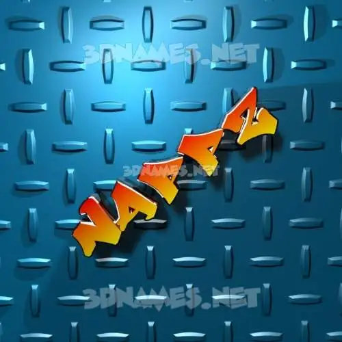nappz in Grid Style style - 3D name wallpaper nappz in Grid Style style - 3D name wallpaper