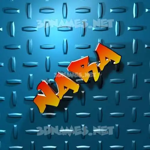 nara in Grid Style style - 3D name wallpaper