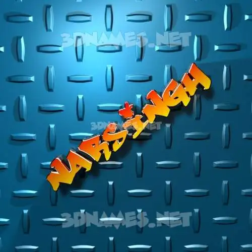 narsingh in Grid Style style - 3D name wallpaper