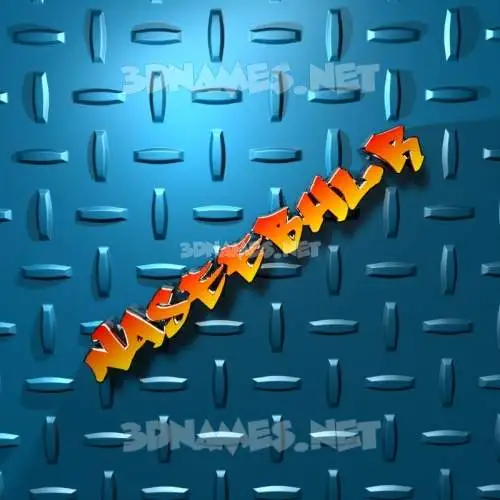 naseebhlr in Grid Style style - 3D name wallpaper