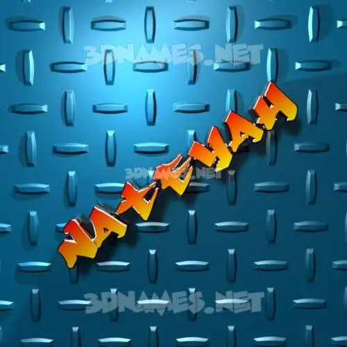 nateyah in Grid Style style - 3D name wallpaper