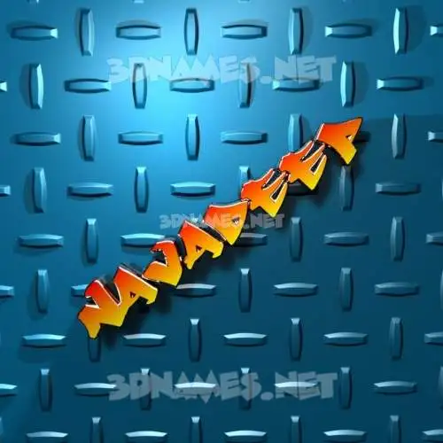 navadeep in Grid Style style - 3D name wallpaper