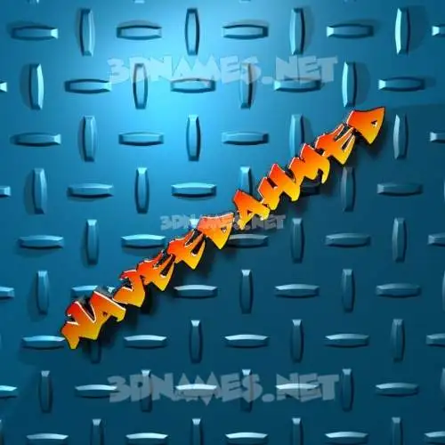 naveedahmed in Grid Style style - 3D name wallpaper