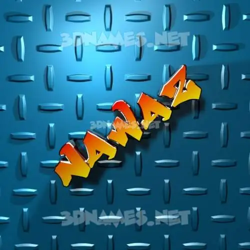 nawaz in Grid Style style - 3D name wallpaper