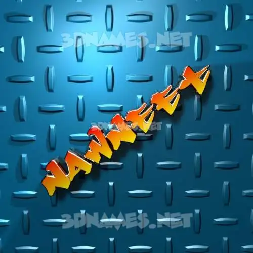 nawneet in Grid Style style - 3D name wallpaper