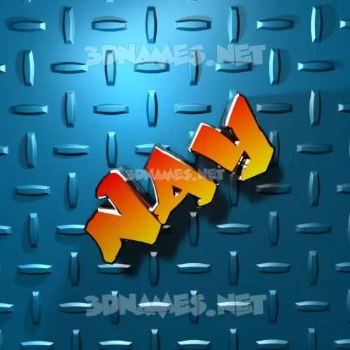 nay in Grid Style style - 3D name wallpaper nay in Grid Style style - 3D name wallpaper