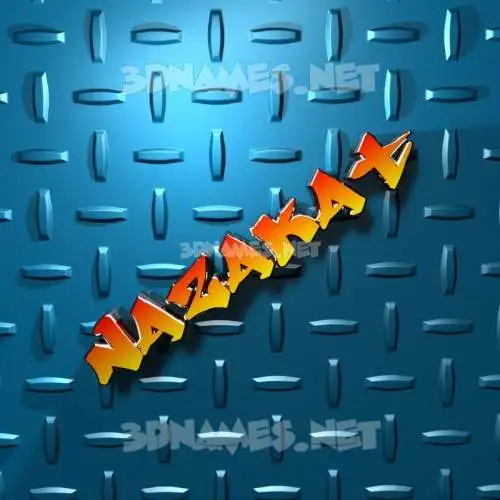nazakat in Grid Style style - 3D name wallpaper nazakat in Grid Style style - 3D name wallpaper