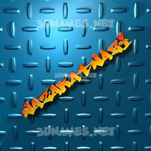 nazakatnazi in Grid Style style - 3D name wallpaper