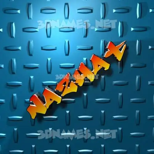 nazhat in Grid Style style - 3D name wallpaper nazhat in Grid Style style - 3D name wallpaper