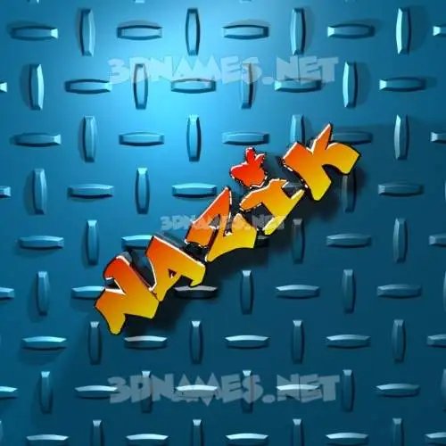 nazik in Grid Style style - 3D name wallpaper nazik in Grid Style style - 3D name wallpaper