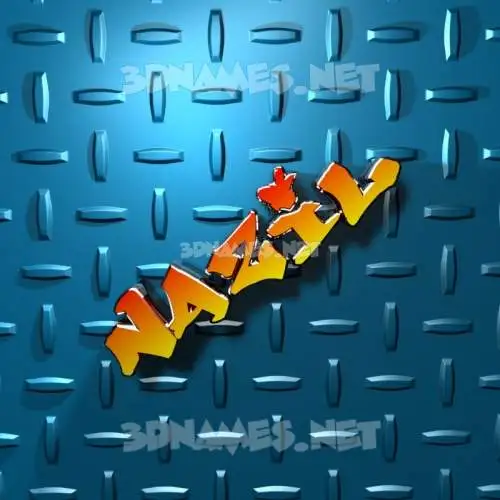 nazil in Grid Style style - 3D name wallpaper nazil in Grid Style style - 3D name wallpaper