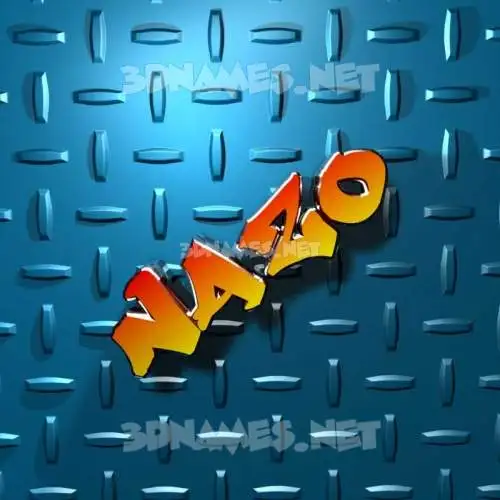 nazo in Grid Style style - 3D name wallpaper nazo in Grid Style style - 3D name wallpaper