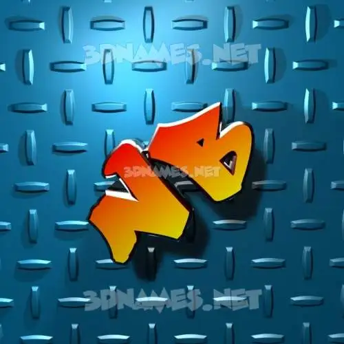 nb in Grid Style style - 3D name wallpaper nb in Grid Style style - 3D name wallpaper
