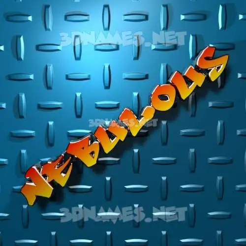 nebulous in Grid Style style - 3D name wallpaper nebulous in Grid Style style - 3D name wallpaper