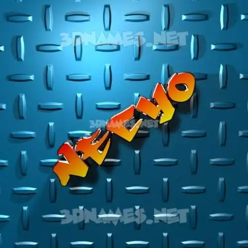 necyo in Grid Style style - 3D name wallpaper