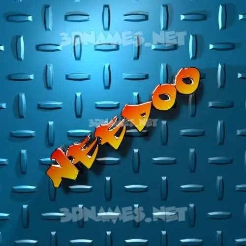 needoo in Grid Style style - 3D name wallpaper