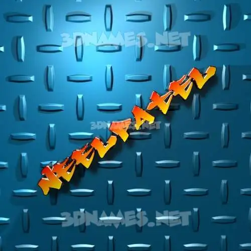 neelpatel in Grid Style style - 3D name wallpaper