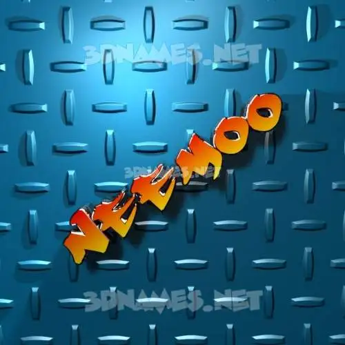 neemoo in Grid Style style - 3D name wallpaper