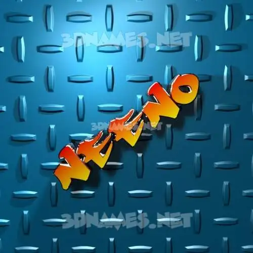 neeno in Grid Style style - 3D name wallpaper